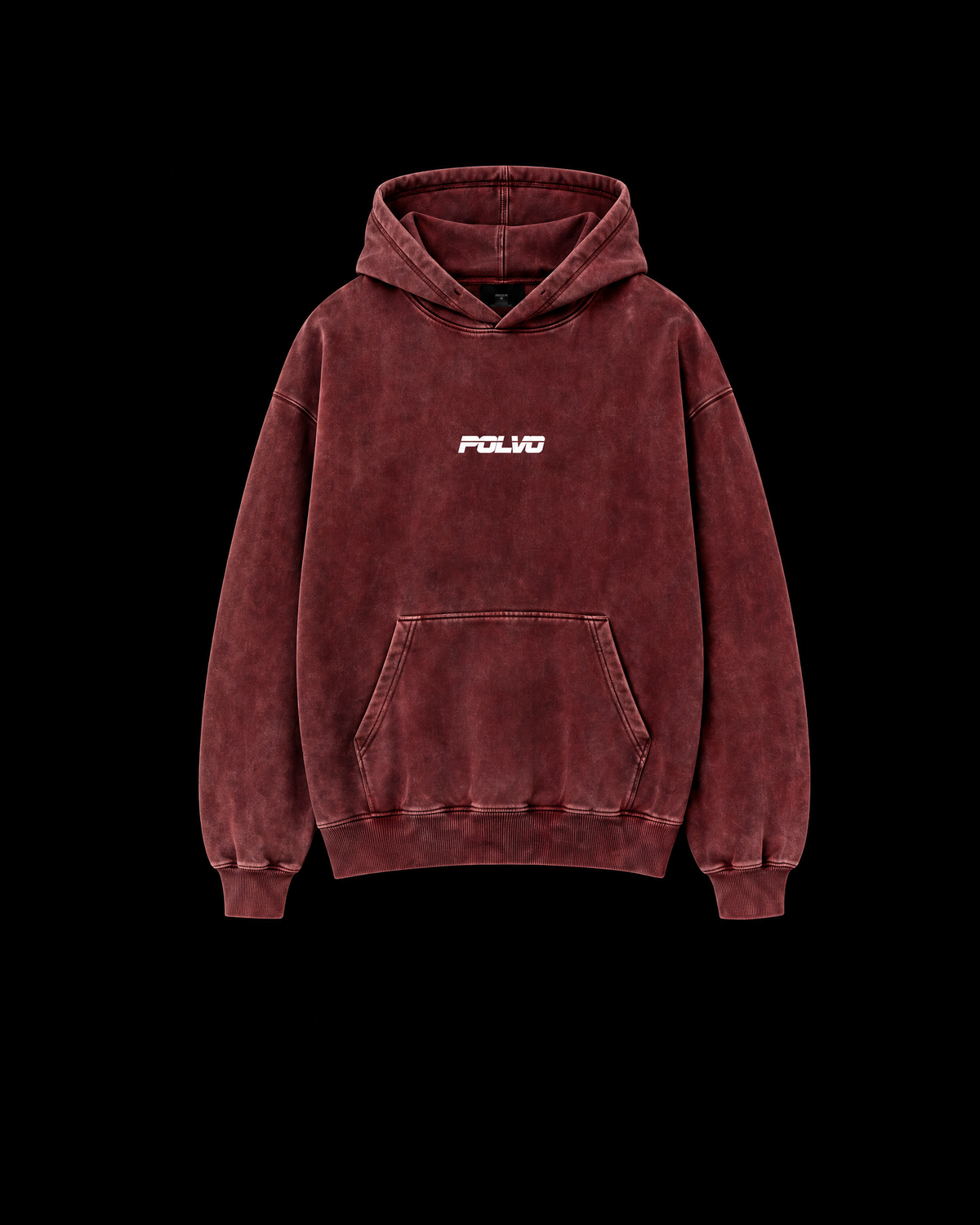 Polvo Washed Core Logo Hoodie