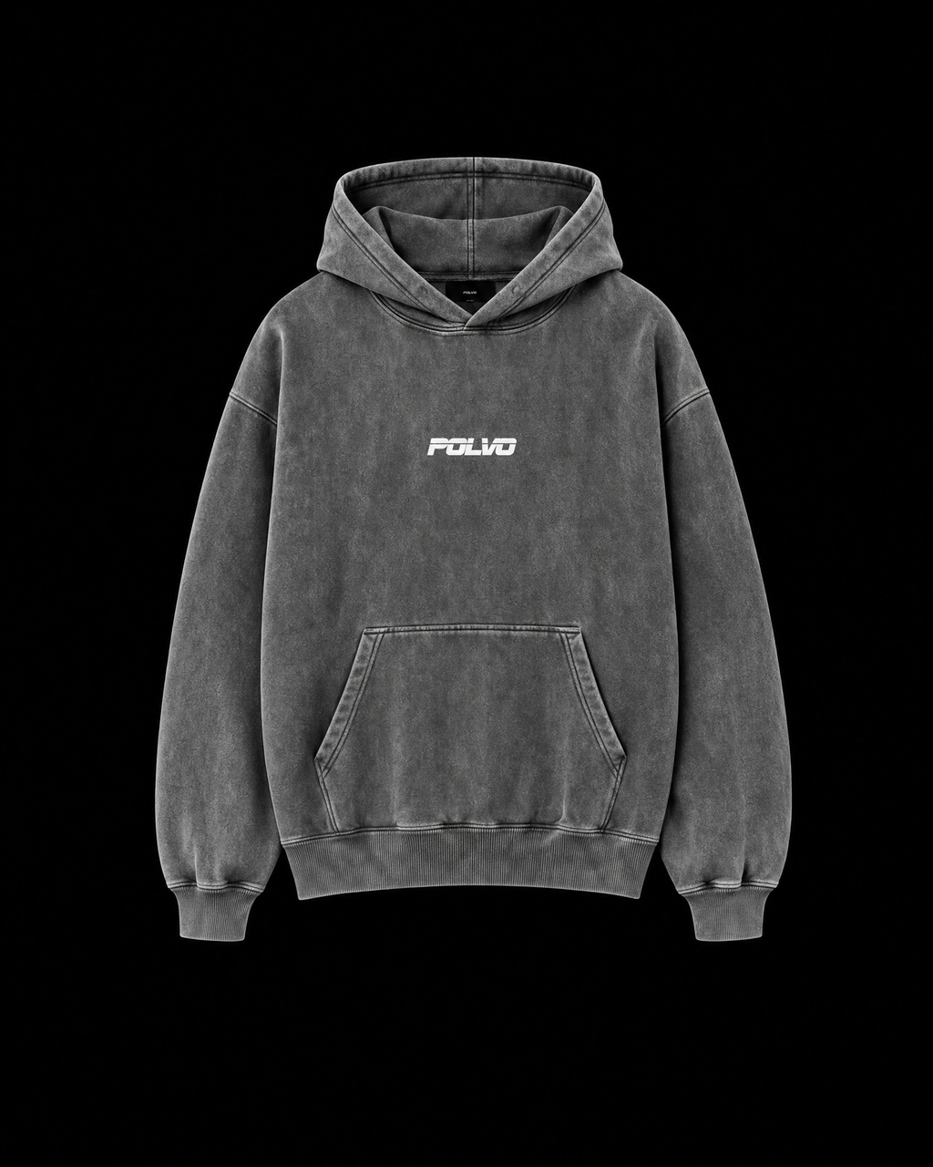 Polvo Washed Core Logo Hoodie
