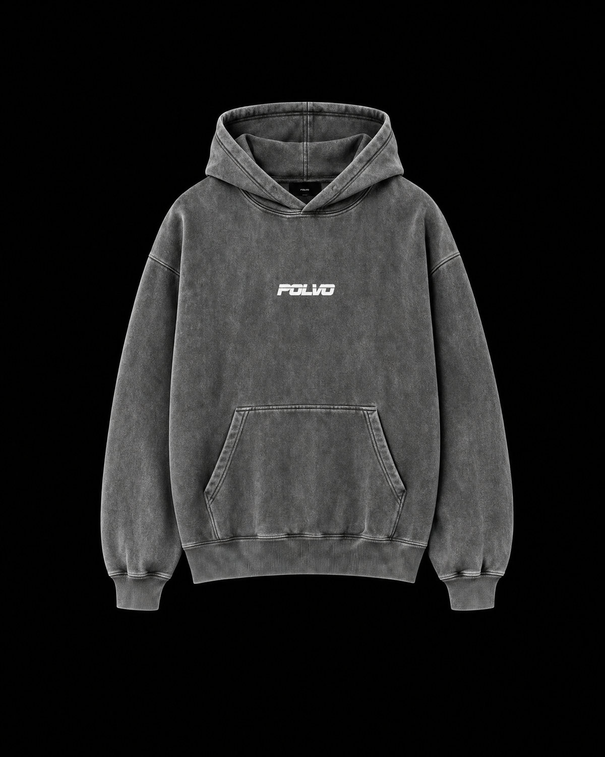 Polvo Washed Core Logo Hoodie