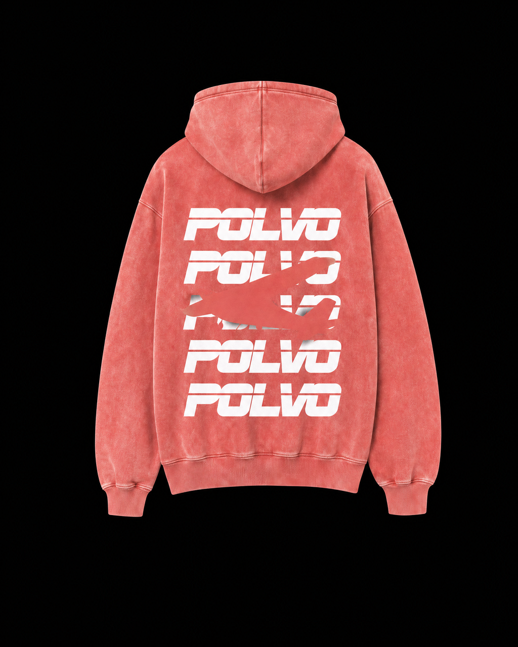 Polvo Washed Core Logo Hoodie