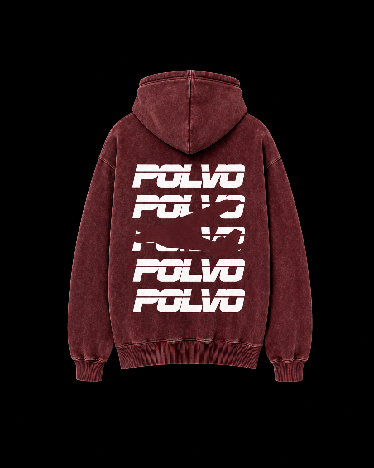 Polvo Washed Core Logo Hoodie